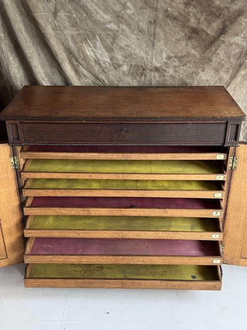 OAK LIBRARY CABINET - ADDITIONAL PHOTO 4