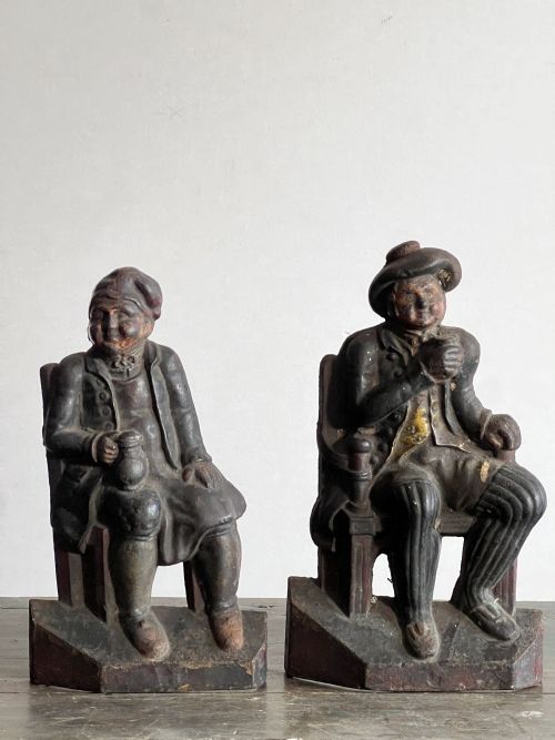 SOUTER JOHNNIE AND TAM OSHANTER CAST IRON DOOR STOPS - ADDITIONAL PHOTO 4
