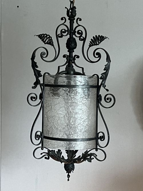 ARTS AND CRAFTS STEEL LANTERN - ADDITIONAL PHOTO 6