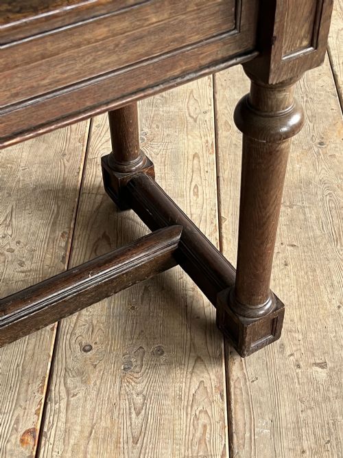 19THC OAK WRITING TABLE - ADDITIONAL PHOTO 3