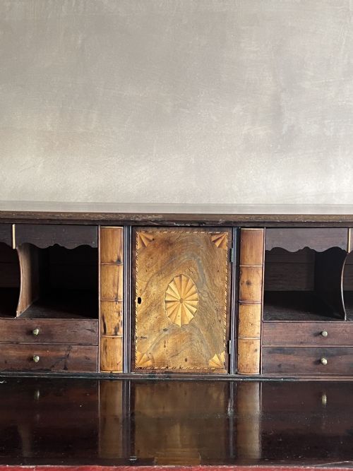 GEORGE III MAHOGANY BUREAU - ADDITIONAL PHOTO 3