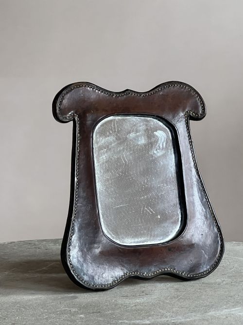 LEATHER CAMPAIGN MIRROR - ADDITIONAL PHOTO 1