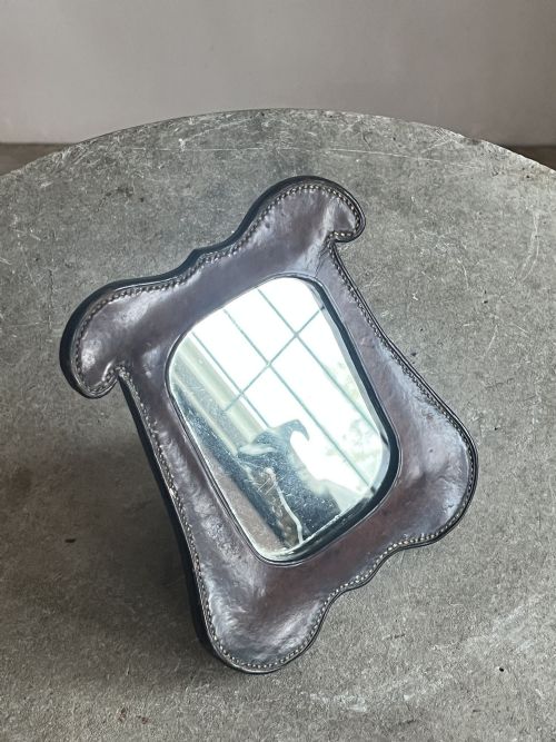 LEATHER CAMPAIGN MIRROR - ADDITIONAL PHOTO 4