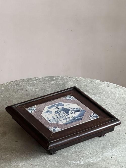 DUTCH DELFT MANGANESE TILE - ADDITIONAL PHOTO 1