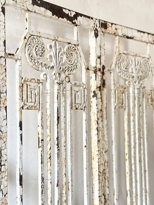 ANTIQUE CAST IRON GATES - ADDITIONAL PHOTO 5