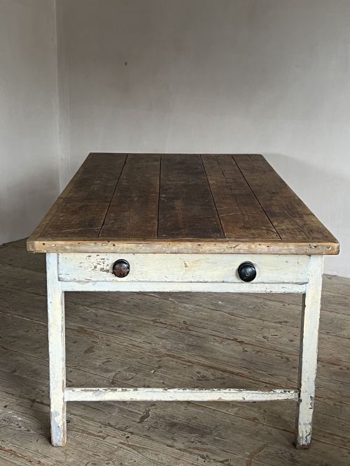 19THC SCRUB TOP KITCHEN TABLE - ADDITIONAL PHOTO 4