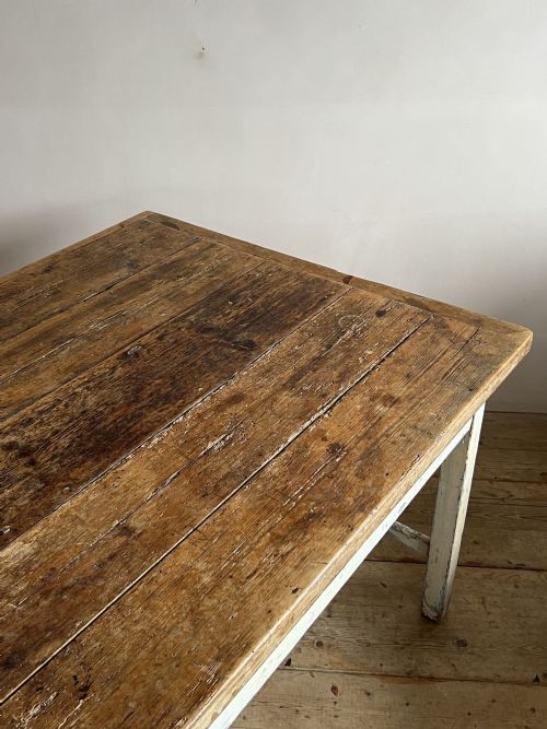 19THC SCRUB TOP KITCHEN TABLE - ADDITIONAL PHOTO 6