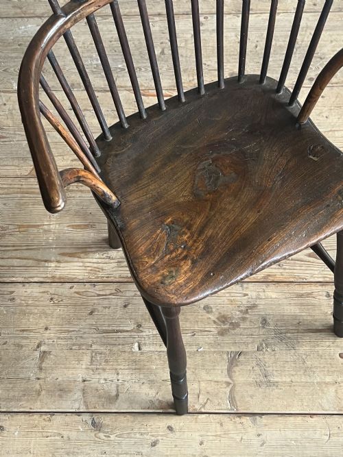 18THC COMB BACK WINDSOR CHAIR - ADDITIONAL PHOTO 2