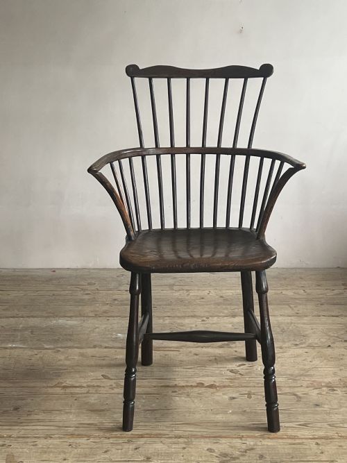 18THC COMB BACK WINDSOR CHAIR - ADDITIONAL PHOTO 9