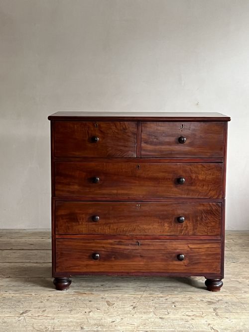 19THC CAMPHOR WOOD CAMPAIGN CHEST OF DRAWERS - ADDITIONAL PHOTO 11