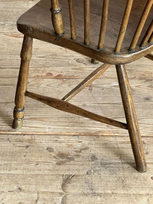 18THC WESTCOUNTRY STICK BACK WINDSOR CHAIR - ADDITIONAL PHOTO 5