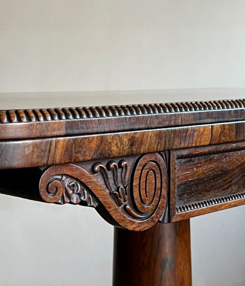 REGENCY ROSEWOOD CARD OR GAMES TABLE - ADDITIONAL PHOTO 1