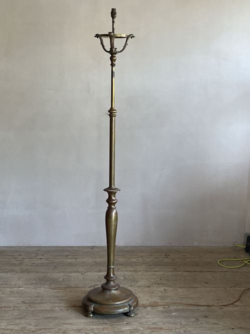 BRASS NOUVEAU STANDARD LAMP - ADDITIONAL PHOTO 2