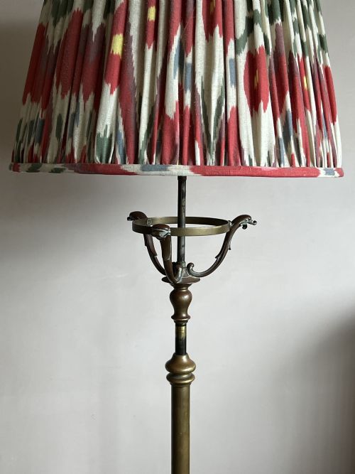 BRASS NOUVEAU STANDARD LAMP - ADDITIONAL PHOTO 8