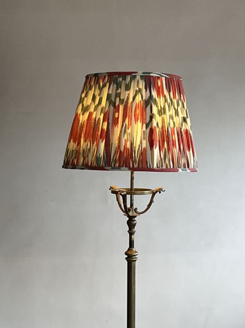BRASS NOUVEAU STANDARD LAMP - ADDITIONAL PHOTO 9