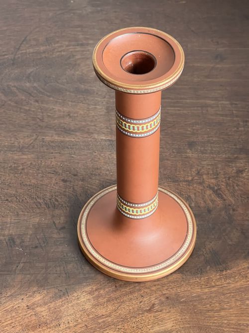 19THC TORQUAY WARE CANDLESTICK - ADDITIONAL PHOTO 1