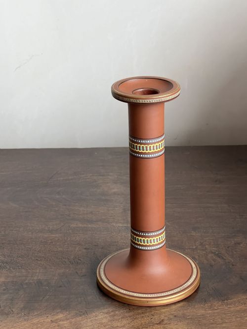 19THC TORQUAY WARE CANDLESTICK - ADDITIONAL PHOTO 2