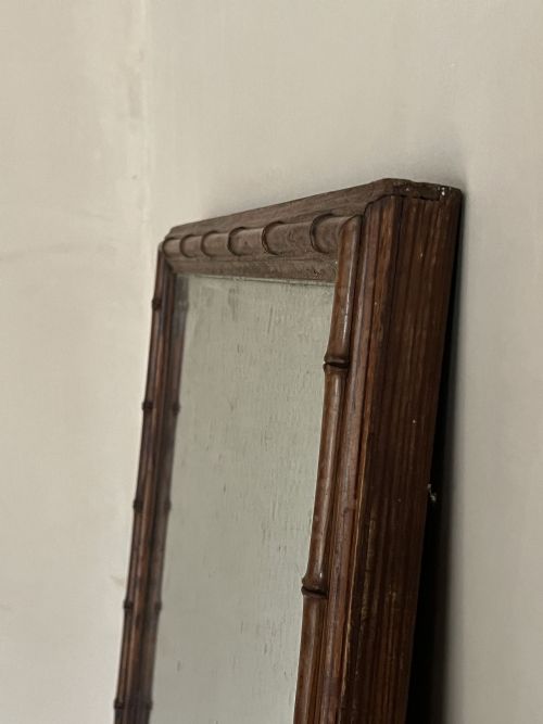 FAUX BAMBOO FRAMED MIRROR - ADDITIONAL PHOTO 4