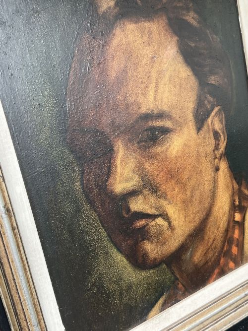 20THC OIL ON BOARD PORTRAIT - ADDITIONAL PHOTO 1