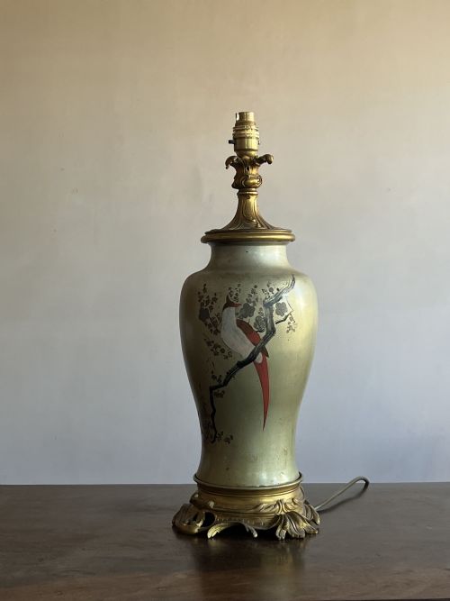 VASE FORM PAINTED LAMP BASE - ADDITIONAL PHOTO 6