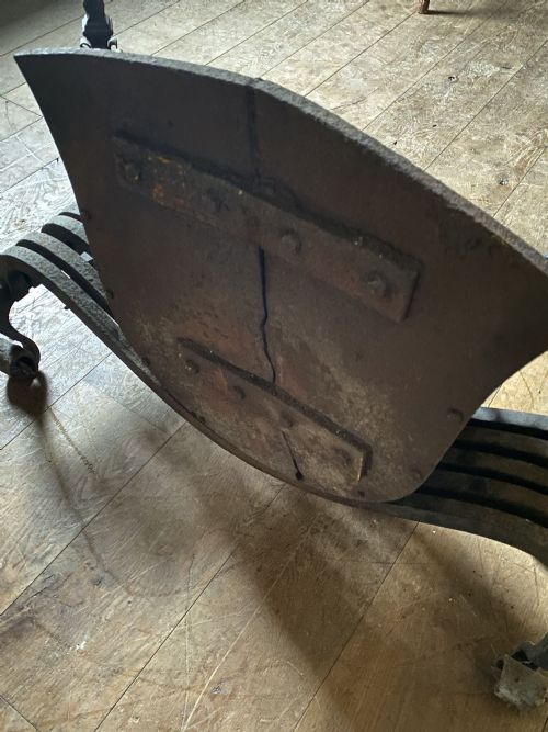 WROUGHT IRON AESTHETIC MOVEMENT FIREGRATE - ADDITIONAL PHOTO 5