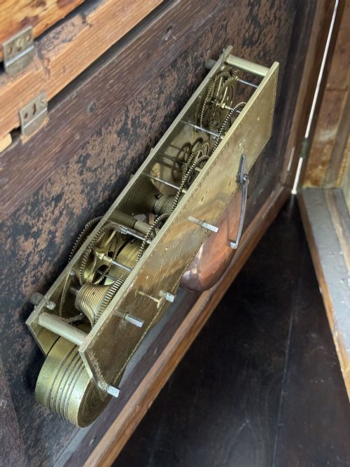18THC ENGLISH AUTOMATON PICTURE CLOCK - ADDITIONAL PHOTO 5