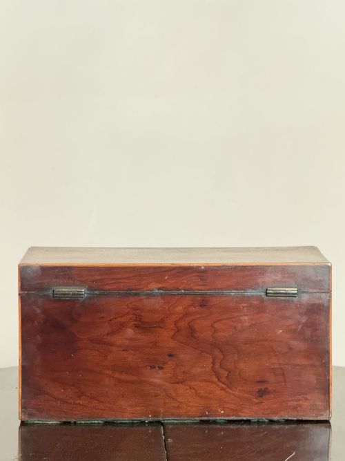 GEORGIAN YEW TEA CADDY - ADDITIONAL PHOTO 5