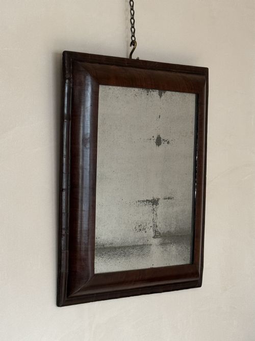 WALNUT CUSHION FRAME MIRROR - ADDITIONAL PHOTO 1