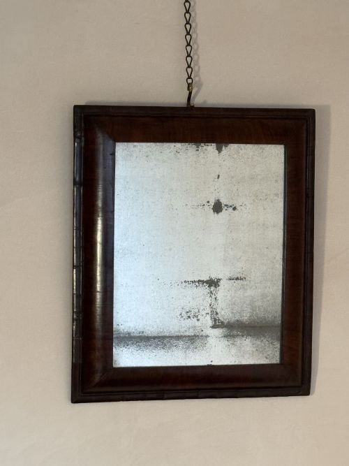WALNUT CUSHION FRAME MIRROR - ADDITIONAL PHOTO 2