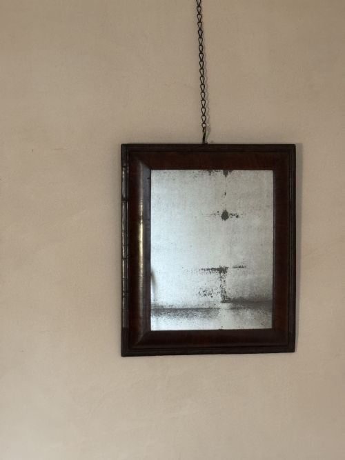 WALNUT CUSHION FRAME MIRROR - ADDITIONAL PHOTO 3