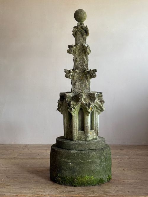 18thc limestone spire - CATEGORY: ANTIQUE MISCELLANEOUS - DATED 18TH CENTURY