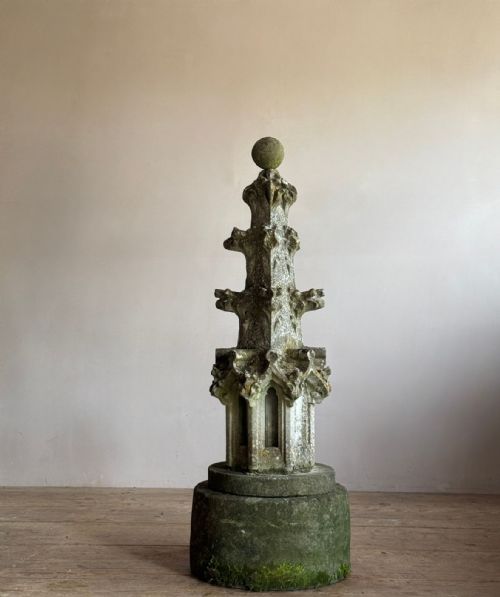 18THC LIMESTONE SPIRE - ADDITIONAL PHOTO 1