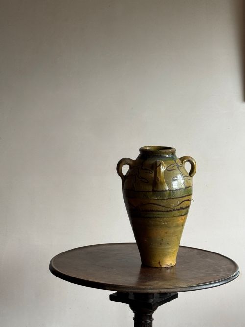 GLAZED AMPHORA VESSEL - ADDITIONAL PHOTO 1