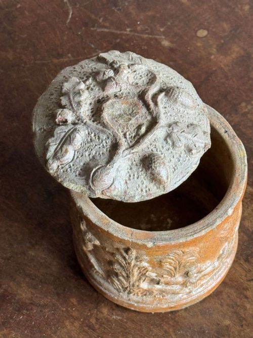 SALT GLAZED TOBACCO JAR - ADDITIONAL PHOTO 3