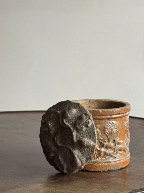 SALT GLAZED TOBACCO JAR - ADDITIONAL PHOTO 4