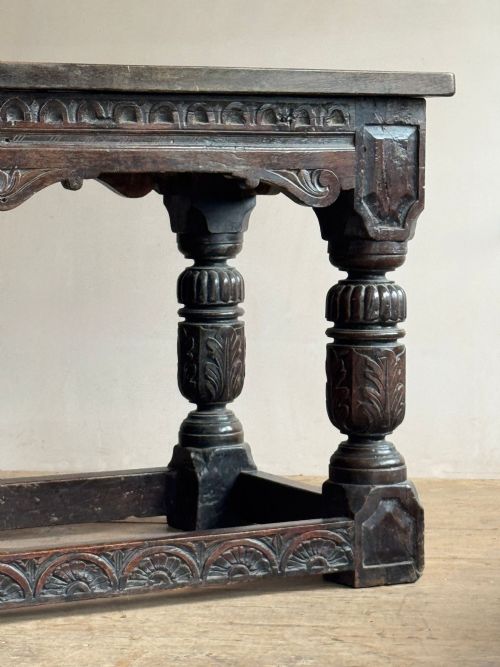 OAK REFECTORY TABLE - ADDITIONAL PHOTO 1