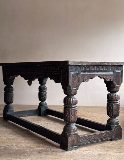 OAK REFECTORY TABLE - ADDITIONAL PHOTO 3