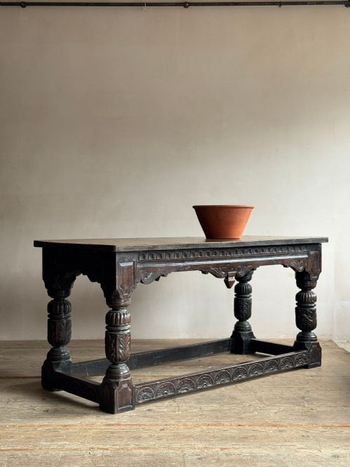 OAK REFECTORY TABLE - ADDITIONAL PHOTO 6