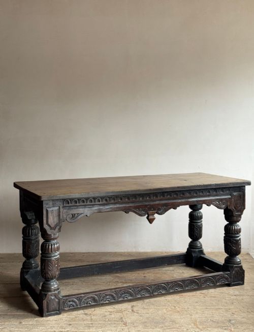 OAK REFECTORY TABLE - ADDITIONAL PHOTO 8