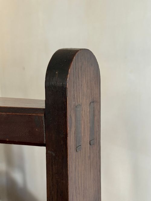 GEORGIAN OAK BOOK PRESS TABLE - ADDITIONAL PHOTO 1