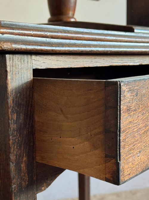 GEORGIAN OAK BOOK PRESS TABLE - ADDITIONAL PHOTO 3