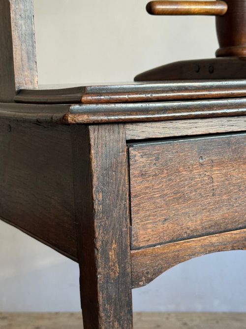 GEORGIAN OAK BOOK PRESS TABLE - ADDITIONAL PHOTO 4