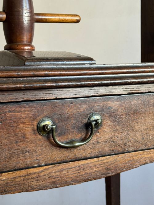 GEORGIAN OAK BOOK PRESS TABLE - ADDITIONAL PHOTO 5