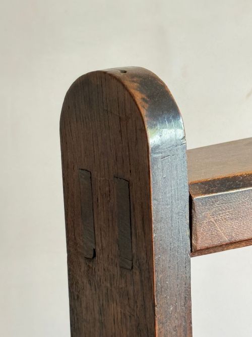GEORGIAN OAK BOOK PRESS TABLE - ADDITIONAL PHOTO 7