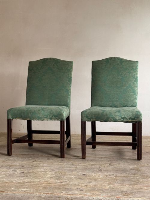 GEORGE III GAINSBOROUGH SIDE CHAIRS - ADDITIONAL PHOTO 1