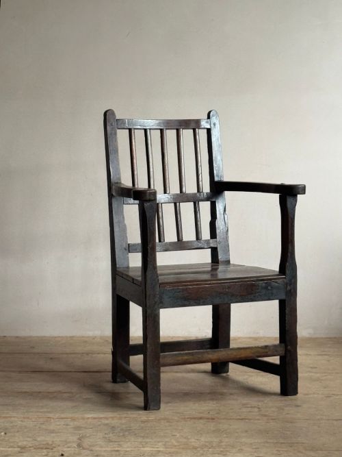 18THC WELSH OAK ARMCHAIR - ADDITIONAL PHOTO 2