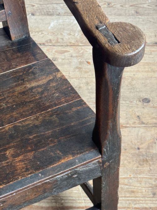 18THC WELSH OAK ARMCHAIR - ADDITIONAL PHOTO 4