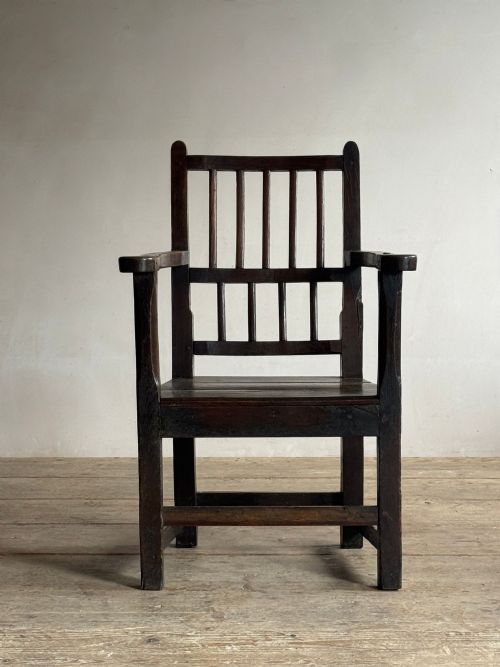 18THC WELSH OAK ARMCHAIR - ADDITIONAL PHOTO 9