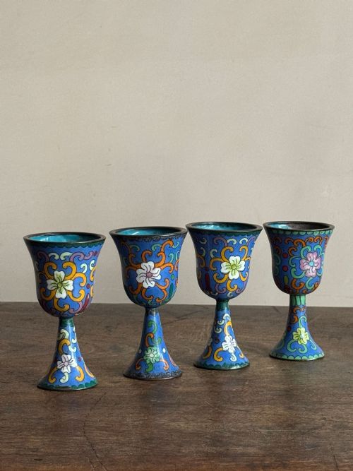 CLOISONN ENAMEL EWES AND STEM CUPS - ADDITIONAL PHOTO 6