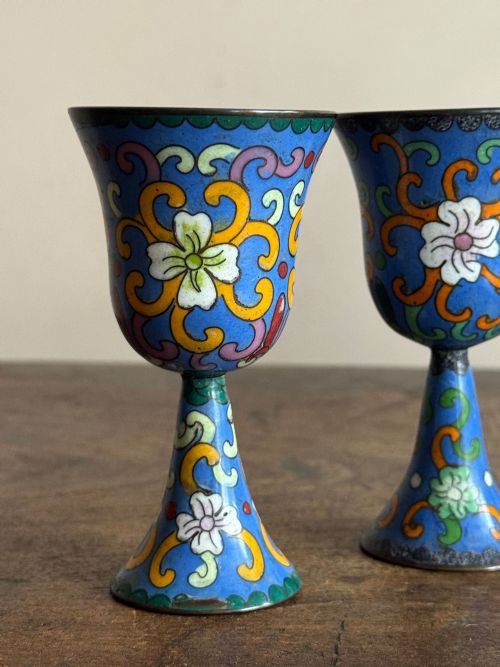 CLOISONN ENAMEL EWES AND STEM CUPS - ADDITIONAL PHOTO 7
